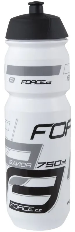 Fľaša na pitie Force Savior 0,75 l, bielo-šedo-čierna