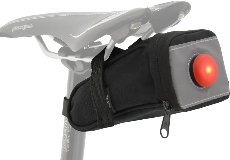 Taška COMPASS Cyklotaška pod sedlo so zadným LED svetlom