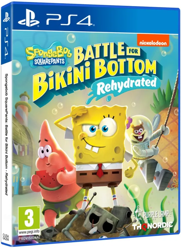 Hra na konzole Spongebob SquarePants: Battle for Bikini Bottom - Rehydrated - PS4