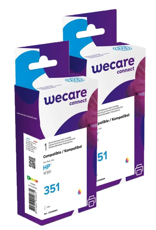 WECARE ARMOR sada ink kompatibilná s HP CB337E, 2x14ml, 3 farby