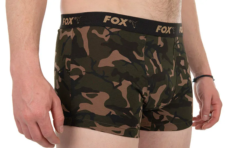 FOX Trenírky Camo Boxers L 3ks