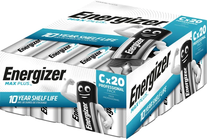 Jednorazová batéria Energizer MAX Plus Professional C 20pack