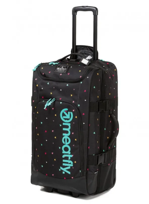 Cestovný kufor Meatfly Contin 3 Trolley Bag, Birds Color