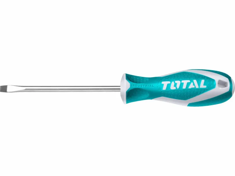 Skrutkovač Total-Tools Skrutkovač plochý, 5 x 75mm, CrV, industrial