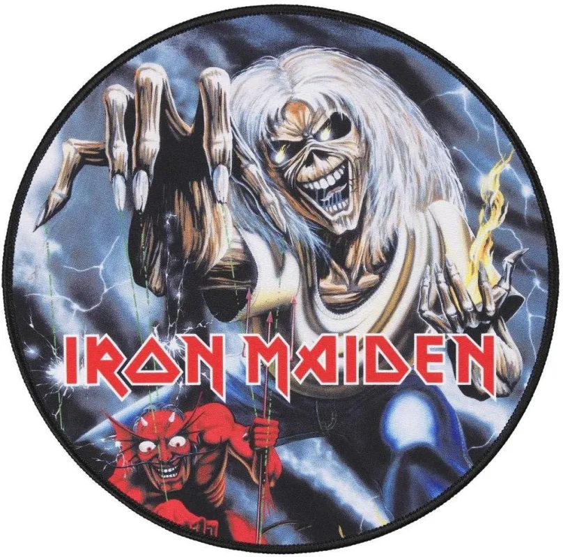 Podložka pod myš SUPERDRIVE Iron Maiden Number Of The Beast Gaming Mouse Pad, herný, mater