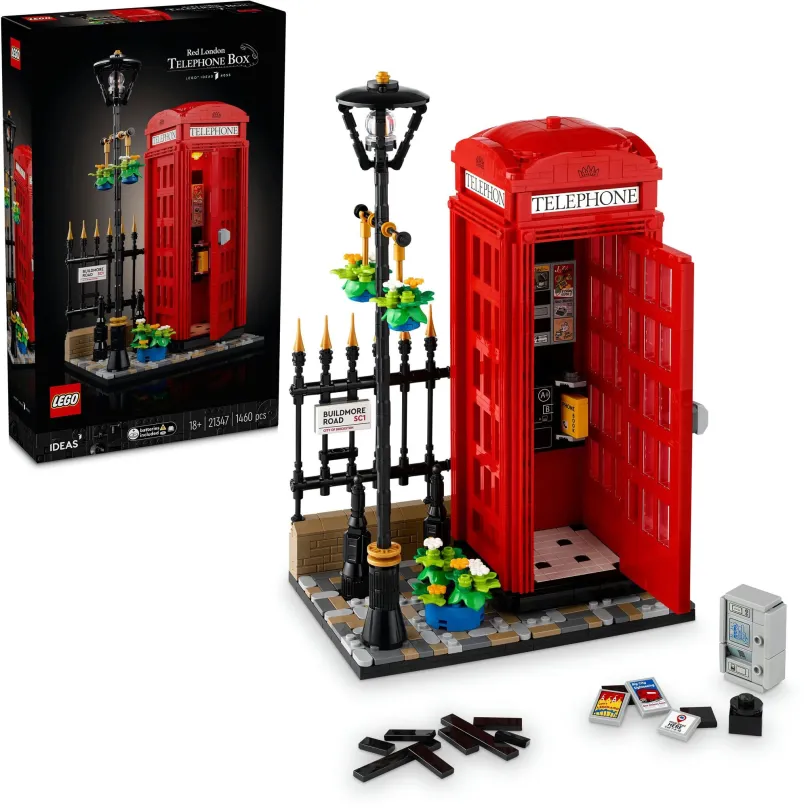 LEGO stavebnica LEGO® Ideas 21347 Červená londýnska telefónna búdka