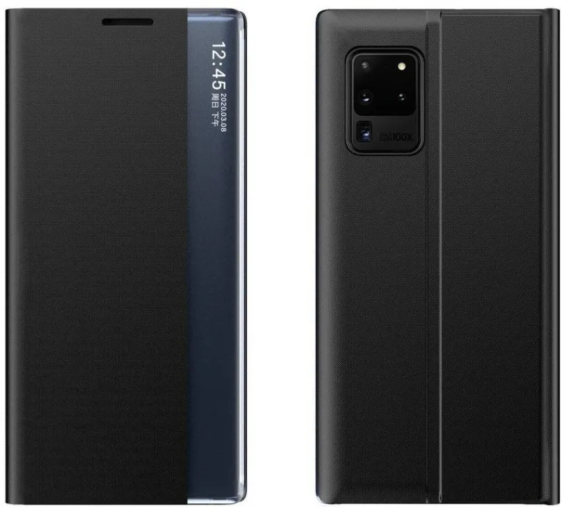 Púzdro na mobil Sleep Case knižkové púzdro na Samsung Galaxy S20 FE 5G, čierne