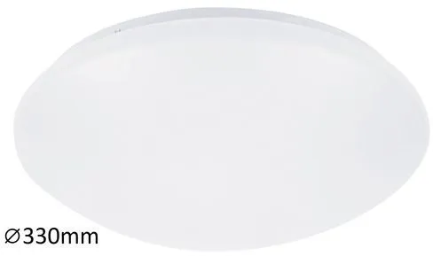 Rabalux 3438 LED kúpeľňové stropné svietidlo Lucas 1x18W | 1170lm | 4000K | IP44 - biela