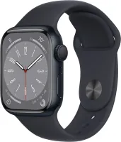 Chytré hodinky Apple Watch Series 8 41mm Temne atramentový hliník s temne atramentovým športovým remienkom