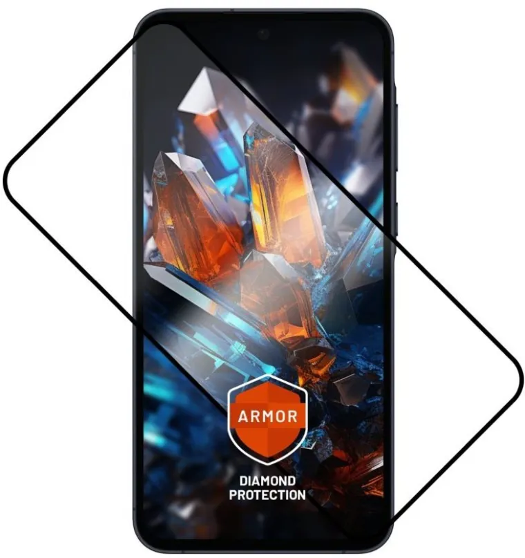 Ochranné sklo FIXED Armor s aplikátorom pre Samsung Galaxy A55 5G čierne