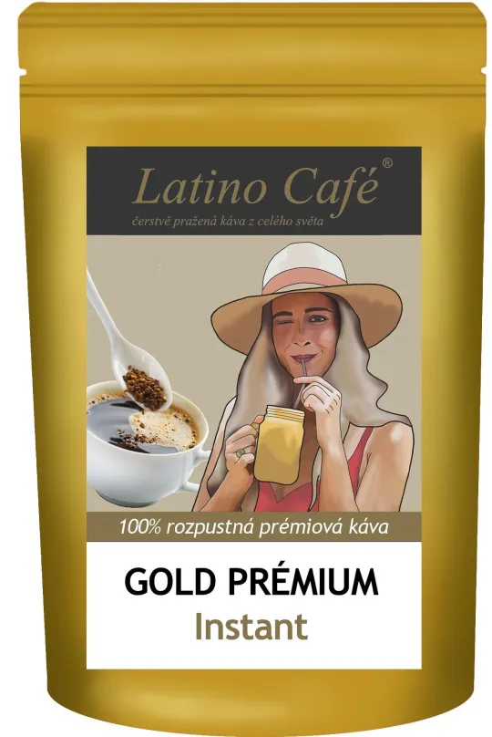 Káva Latino Café Instant Gold Prémium, varianta Gold instant 500 g