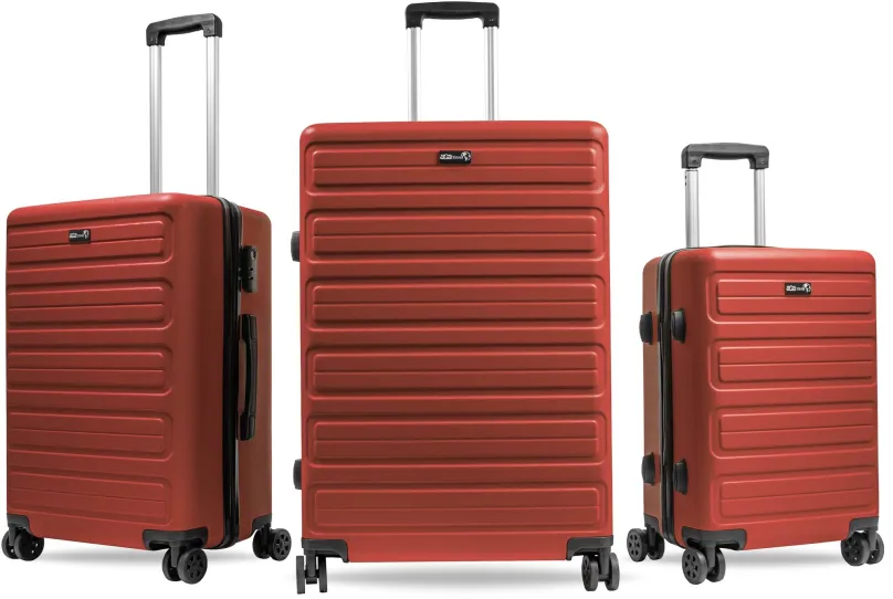 Sada kufrov Aga Travel Sada cestovných kufrov MR4657 Červená