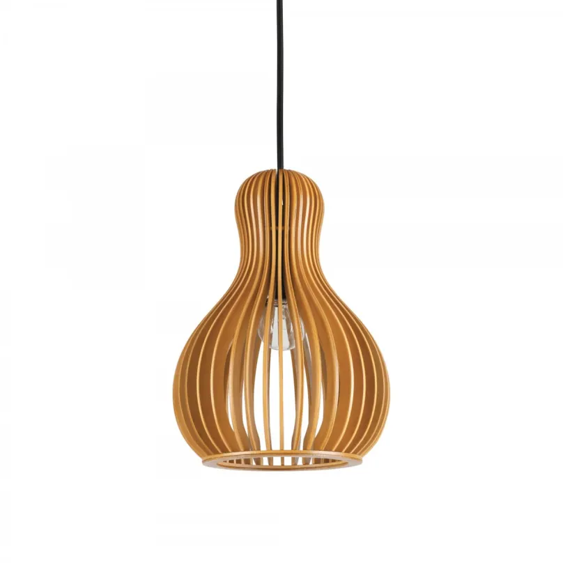 Ideal Lux 159867 závesné stropné svietidlo Citrus 1x60W|E27 - drevo