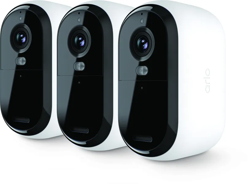 IP kamera Arlo Essential Gen.2 2K Outdoor Security Camera, 3 ks, biela