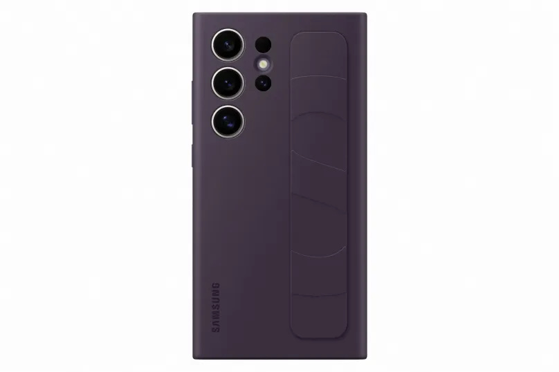 Kryt na mobil Samsung Galaxy S24 Ultra Zadný kryt s pútkom Dark Violet