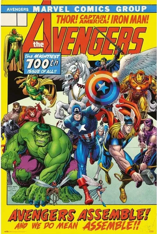 Plagát Marvel - Avengers - 100th Issue - plagát