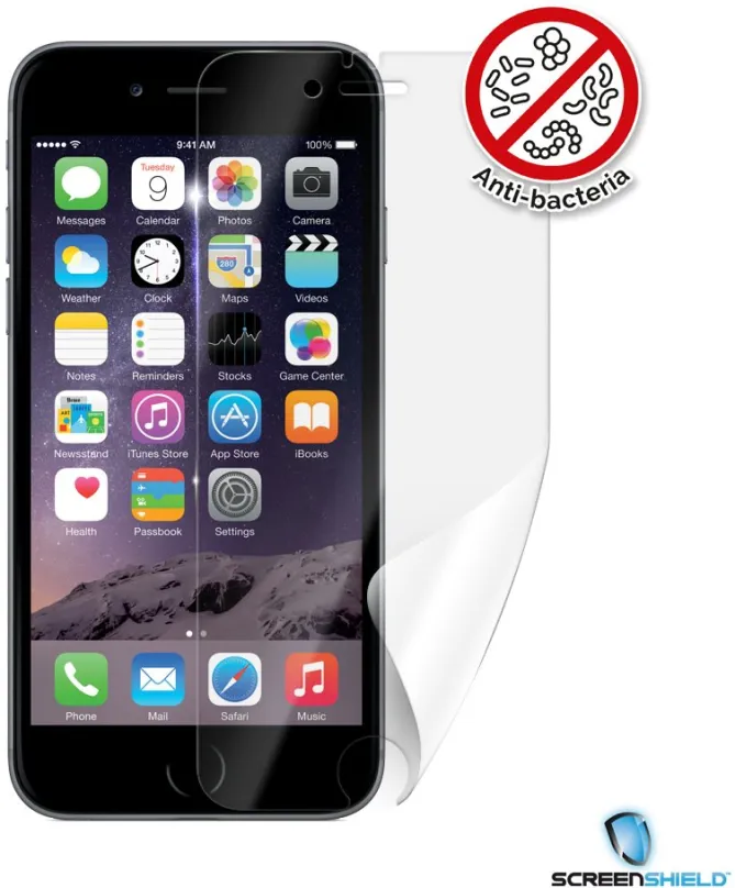 Ochranná fólia Screenshield Anti-Bacteria APPLE iPhone 6 na displej