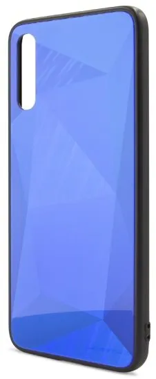 Kryt na mobil Epic Colour Glass case pre Samsung Galaxy A70 - modrý