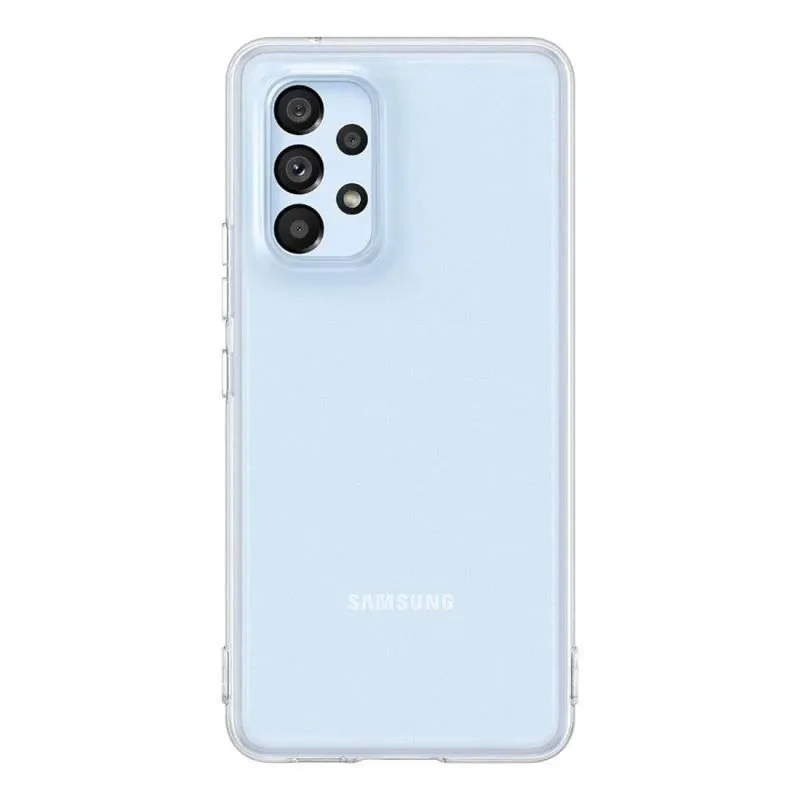 Kryt na mobil Samsung Galaxy A23 5G Polopriehľadný zadný kryt priehľadný