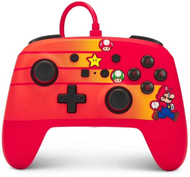 Gamepad PowerA Enhanced Wired Controller - Speedster Mario - Nintendo Switch