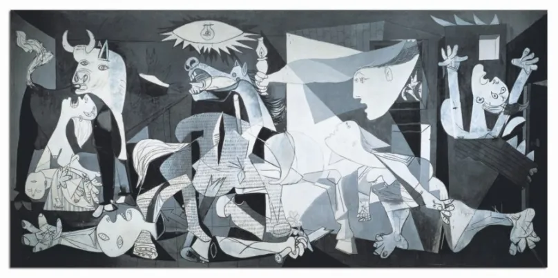 Puzzle Educa Miniatúrne puzzle Guernica, Pablo Picasso 1000 dielikov