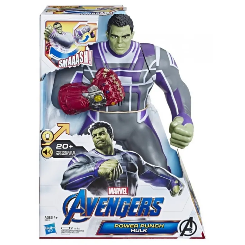 Hasbro Avengers HULK "Rana päsťou" 30cm, zvukové efekty, E3313