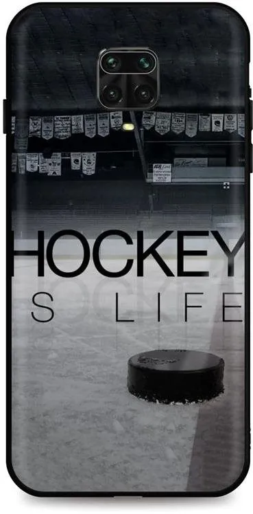 Kryt na mobil TopQ Xiaomi Redmi Note 9 PRO silikón Hockey Is Life 51207