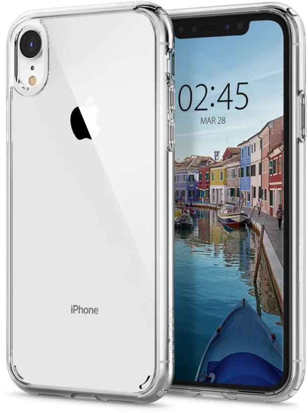 Kryt na mobil Spigen Ultra Hybrid Crystal Clear iPhone XR, pre Apple iPhone Xr, materiál p