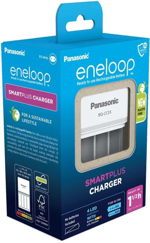 Nabíjačka batérií Panasonic eneloop NAB. CC55E N