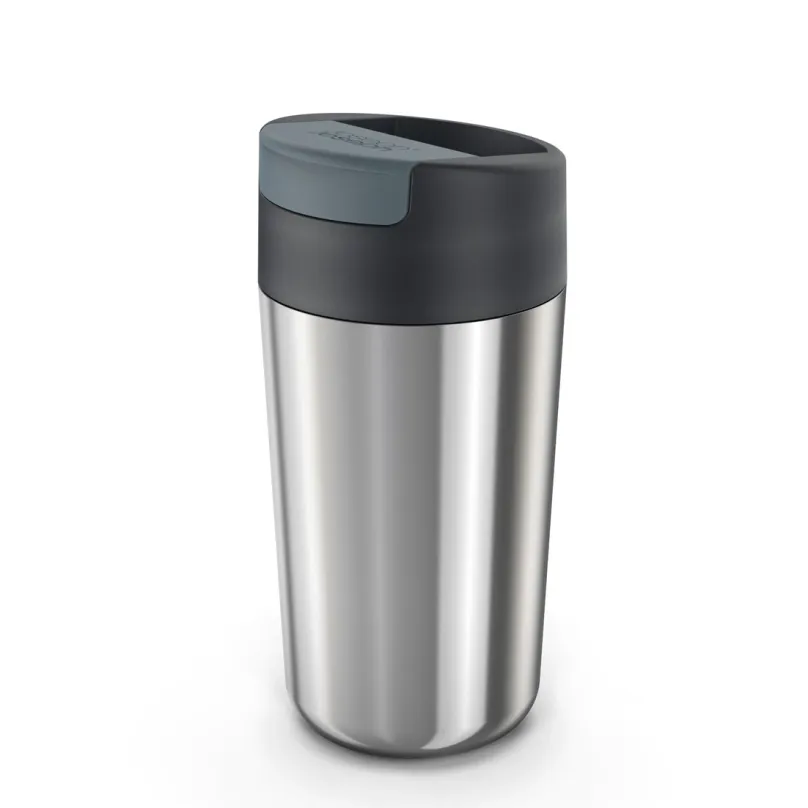 JOSEPH JOSEPH Hrnček cestovný s hygienickým uzáverom Sipp Travel Mug 81133, 454ml, nerez