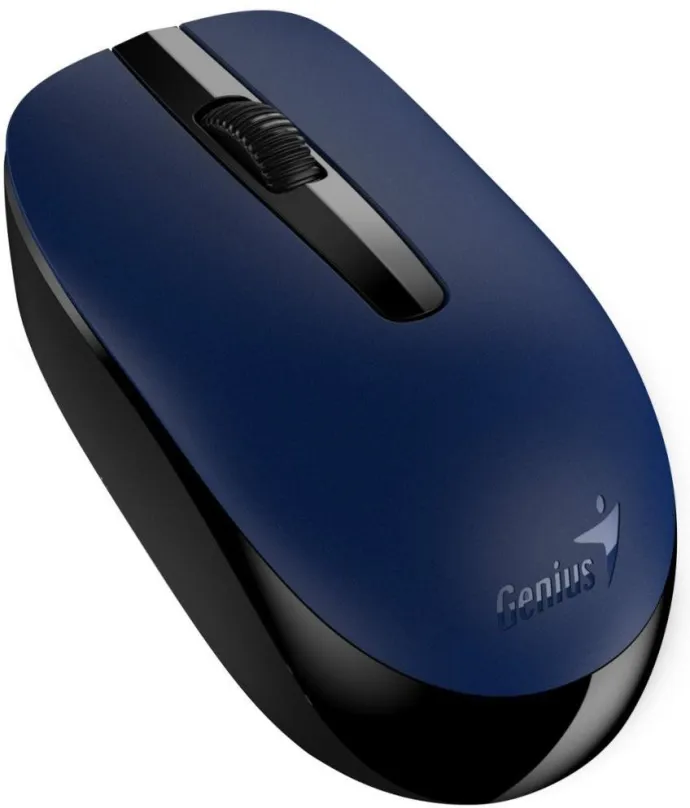Myš Genius NX-7007, modrá, bezdrôtová, optická, symetrická, pripojenie cez USB, na 1 AA b