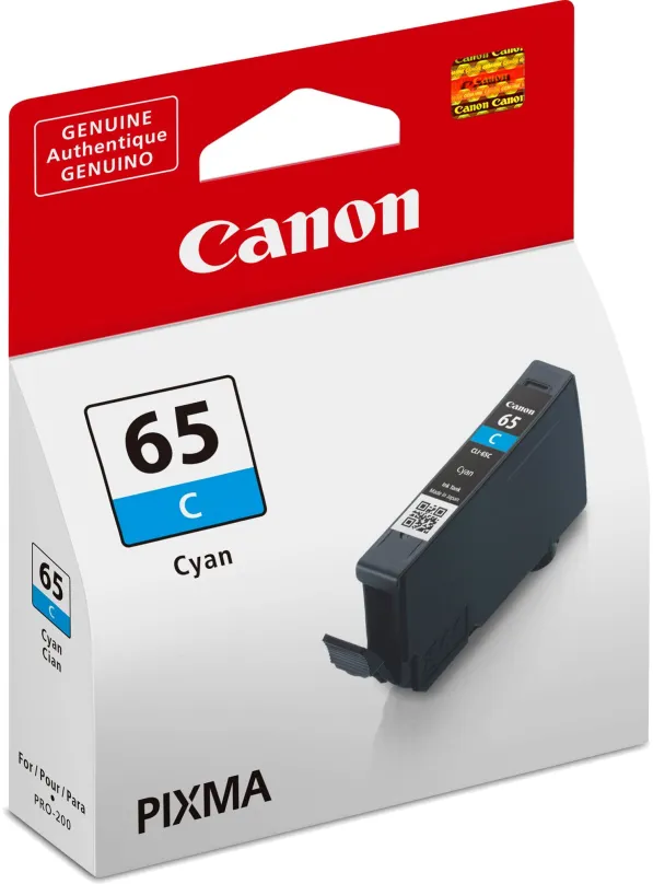 Cartridge Canon CLI-65C azúrová