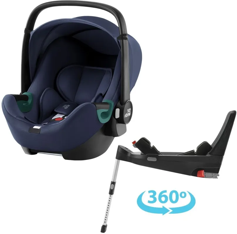Autosedačka Britax Römer Baby-Safe 3 i-Size so základňou Flex Base 5Z Bundle Indigo Blue