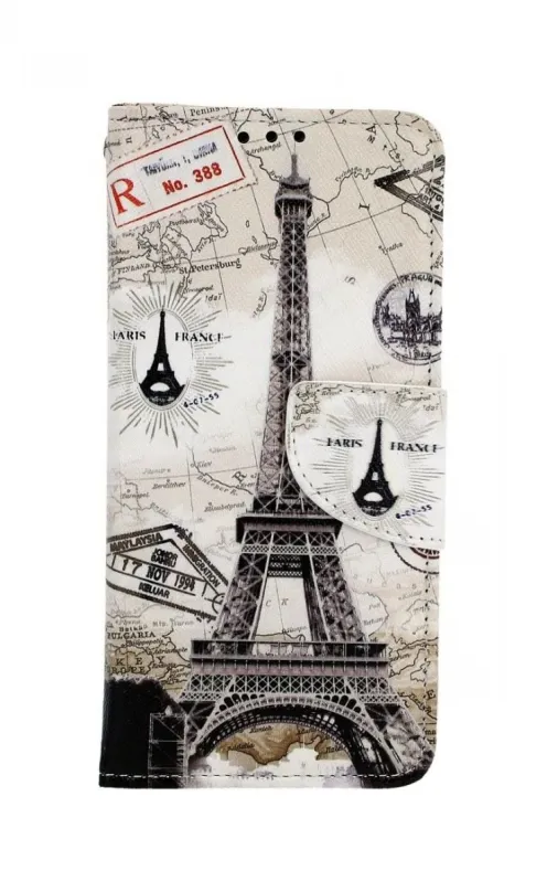 Puzdro na mobil TopQ Samsung A20e knižkové Paris 2 42904