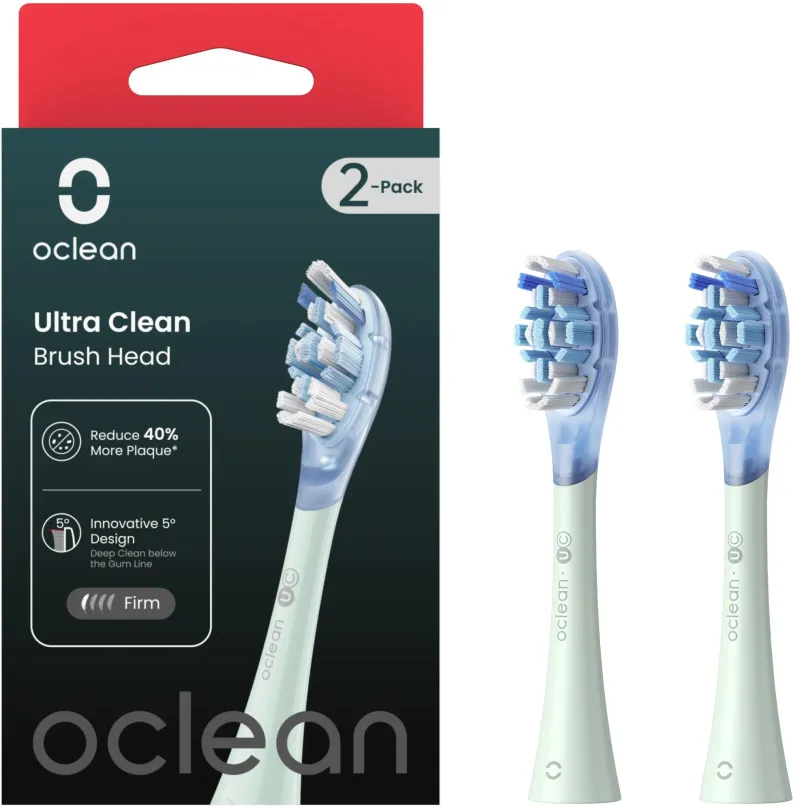 Náhradná hlavica k zubnej kefke Oclean Ultra Clean UC01 2 ks, zelené