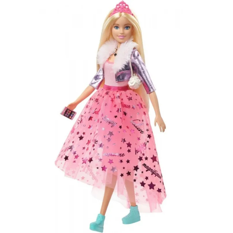 Barbie Adventure Štýlová princezná s korunkou, Mattel GML76