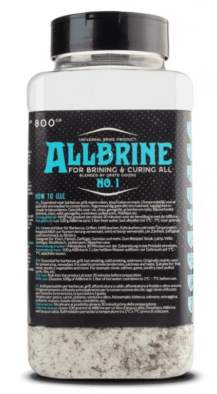BBQ soľný roztok Allbrine Nr.1 800g GrateGoods