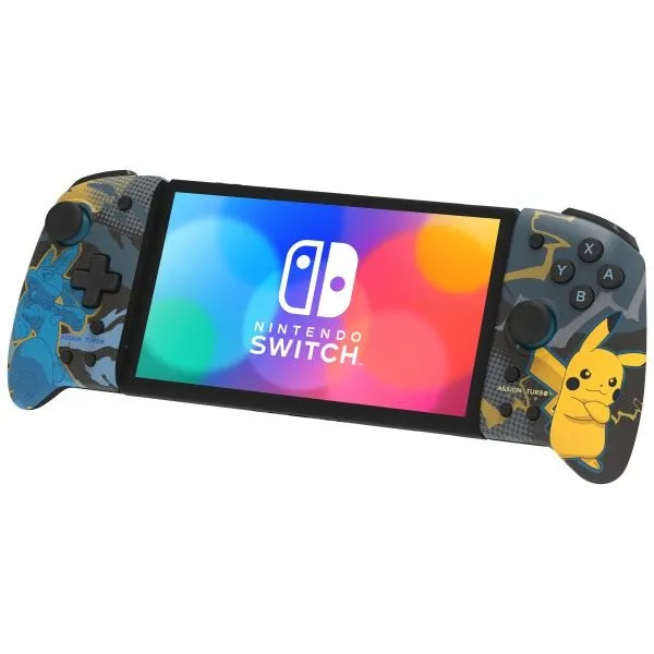 Gamepad Hori Split Pad Pro - Lucario & Pikachu - Nintendo Switch