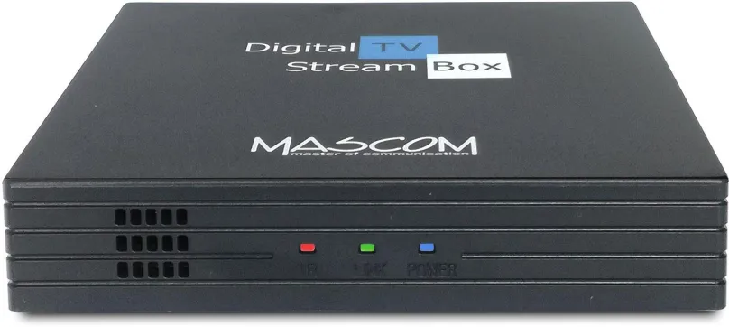 Multimediálne centrum Mascom MCA102T/C, Android TV 10.0, DVB-T2, 4K HDR, RC TV Control