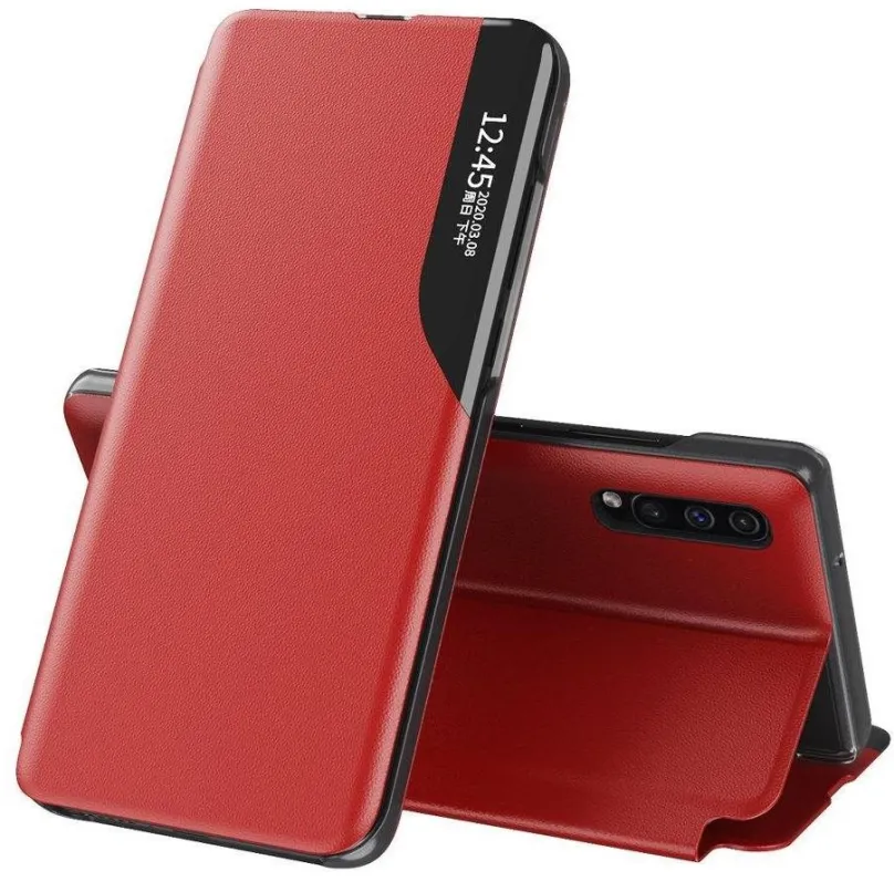 Púzdro na mobil Eco Leather View knižkové púzdro na Samsung Galaxy Note 20 Ultra, červené