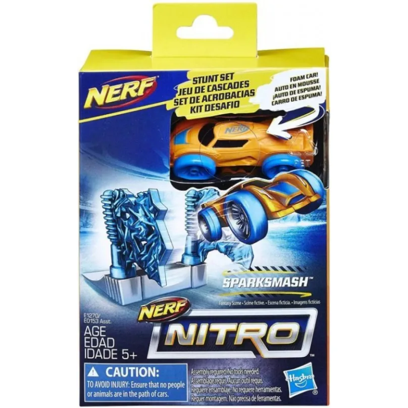 NERF Nitro náhradné autíčko a prekážka Sparksmash, Hasbro E1270