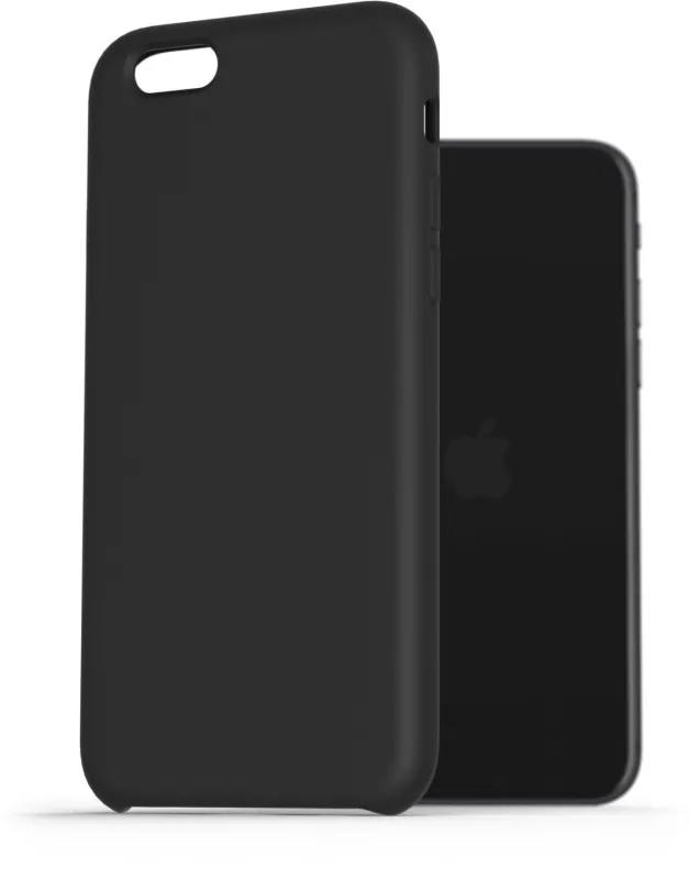 Kryt na mobil AlzaGuard Premium Liquid Silicone Case pre iPhone 7/8/SE 2020/SE 2022 čierne