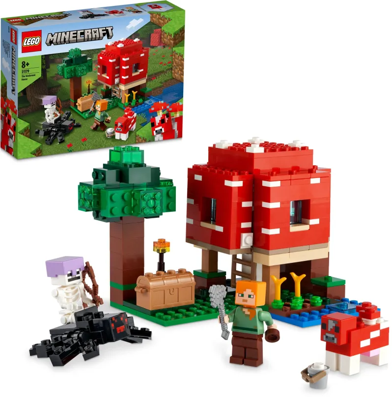 LEGO stavebnica LEGO® Minecraft® 21179 Hubový domček