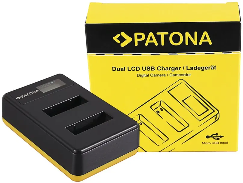 Nabíjačka akumulátorov Paton pre Foto Dual LCD Sony NP-BX1, USB