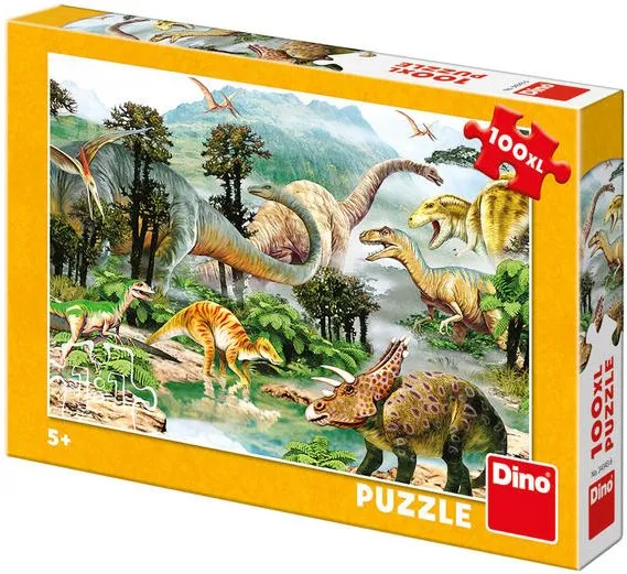 Puzzle Dino Život dinosaurích