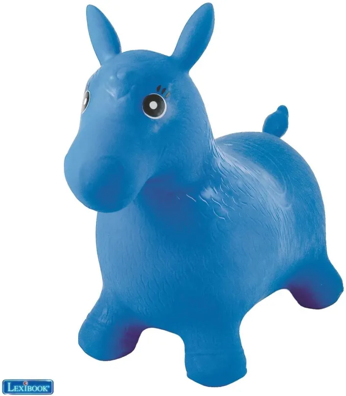 Detské hopsadlo Lexibook Nafukovací skákací modrý kôň