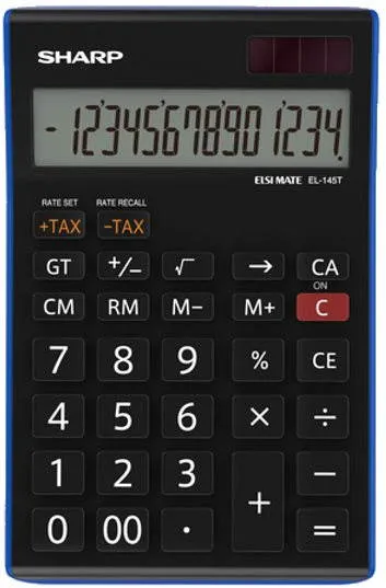 Kalkulačka SHARP EL-145TBL čierna