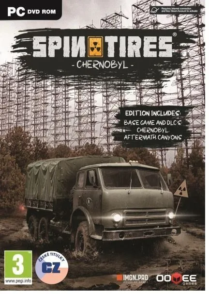 Hra na PC Spintires: Chernobyl, krabicová verzia, kľúč pre Steam, <strong>slovenské titulk