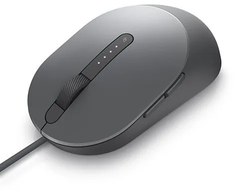 Myš Dell Laser Wired Mouse MS3220 Titan Gray, drôtová, laserová, symetrická, pripojenie sk