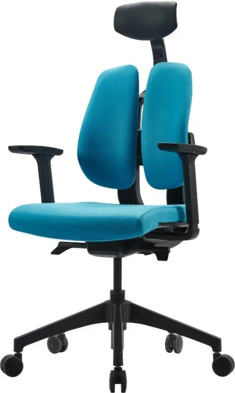Kancelárska stolička 3DE DUOrest Butterfly - modrá